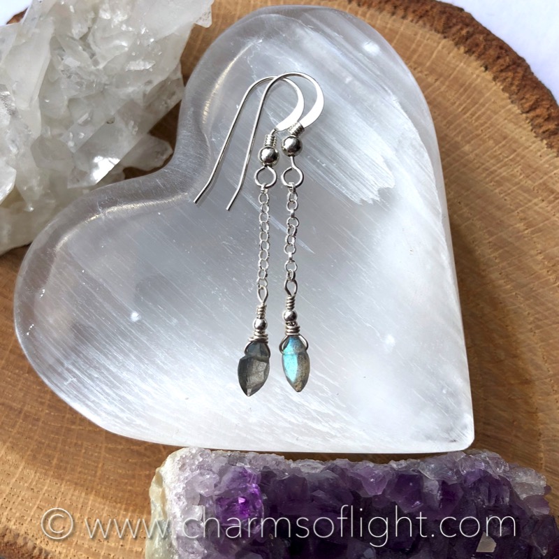 Labradorite Earrings